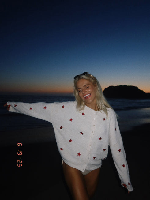 Coco Cutie Cardigan // Star-Spangled